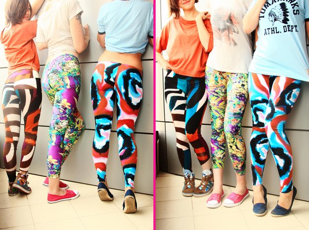 Colourful leggins